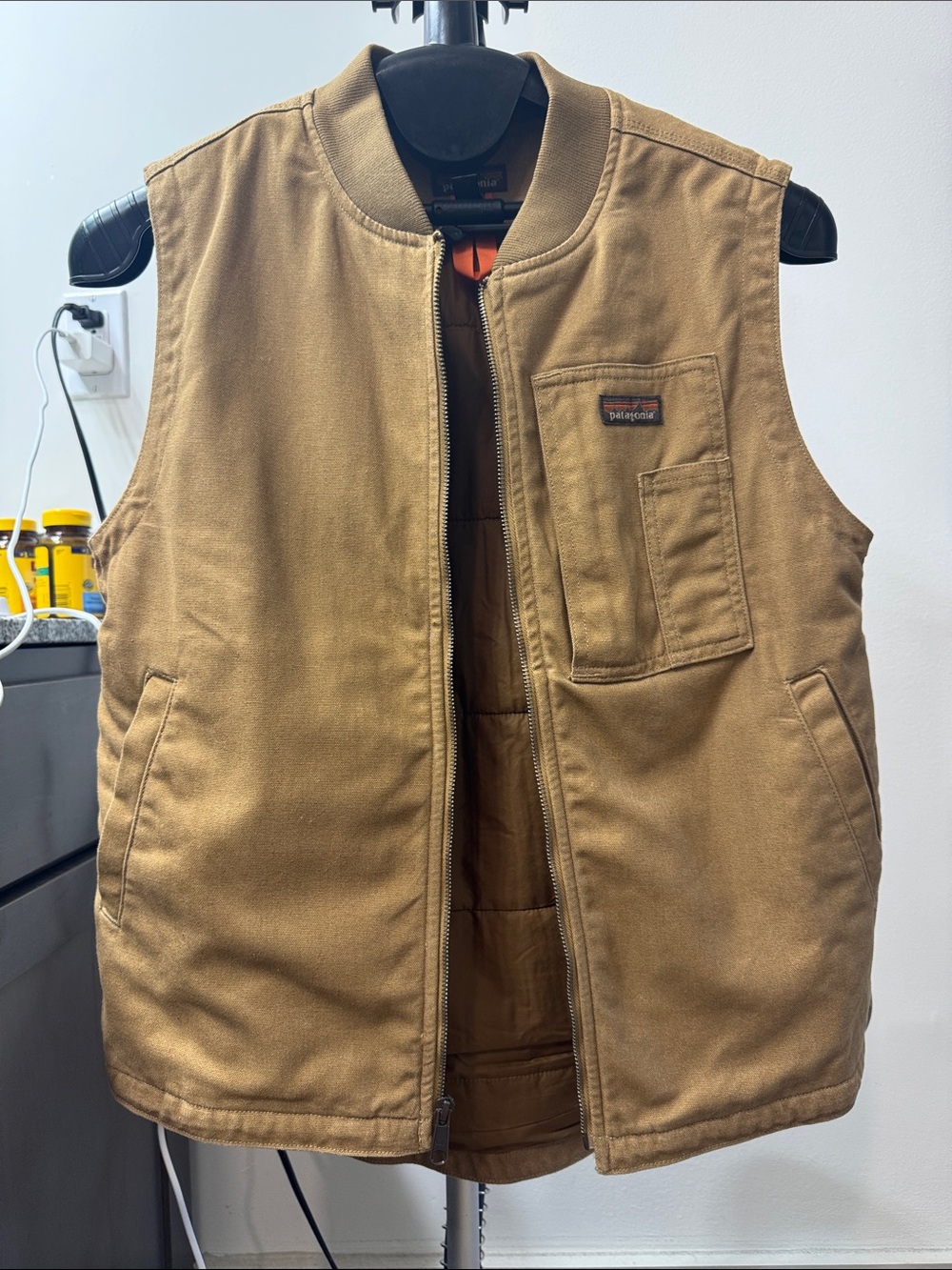 Patagonia Brown/Tan Canvas Work Vest
